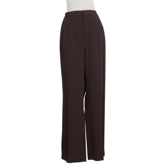 Heavy Marocain Crepe Straight Trouser Pants 20W